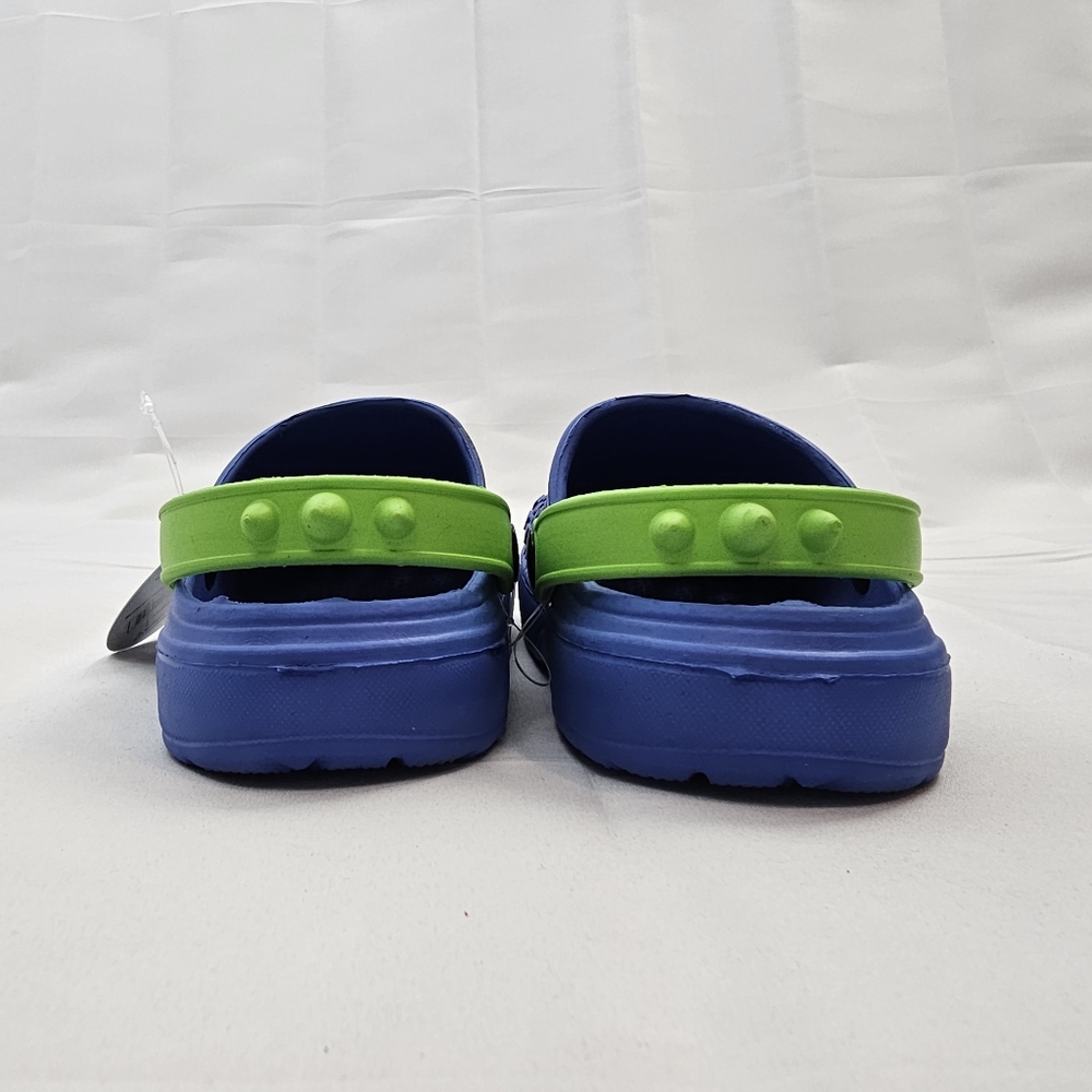 NWT, Toddler Dinosaur Clogs Shoes Blue Kid Sizes 8-11.5 - Picture 10 of 11